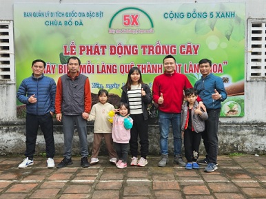 Tham gia ngày hội trồng cây cùng cộng đồng 5 xanh